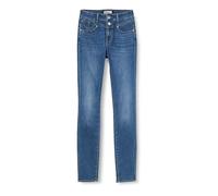 ONLY Onlwauw HW Dou Pero Corte Skinny Dnm Ext Jeans, Azul Medio (Medium Blue Denim), XS / 32L para Mujer