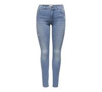 Only Onlwauw Life Mid SK DEST Bj759 Noos Jeans, Light Medium Blue Denim, 36W / 32L para Mujer