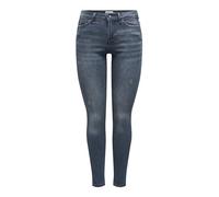 ONLY ONLWAUW Life Mid SK DNM Noos Jeans, Blue Black Denim/Detail:BJ777, M/30 para Mujer