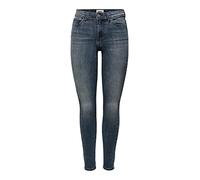 ONLY ONLWAUW Life Mid SK DNM Noos Jeans, Blue Black Denim/Detail:BJ777, XL/30 para Mujer