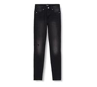 ONLY Onlwauw Mid Power SK Push Up Gua EXT Pantalones Vaqueros Ajustados para Mujer, Black Denim, SW x 32L