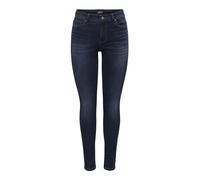 ONLY ONLWAUW Mid SK DNM BJ581 Noos Jeans, Dark Blue Denim, L/34 De Las Mujeres