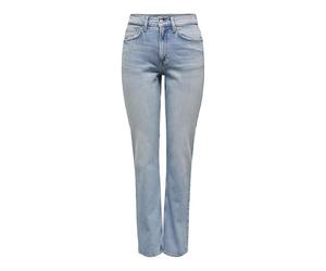 ONLY Onlwillow HW Straight LB Dnm Dot Jeans, Mezclilla De Color Azul Claro, 29W x 30L para Mujer
