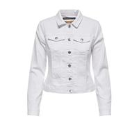 ONLY Onlwonder Dnm Noos-Chaqueta Vaquera, Blanco, M para Mujer