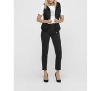 Only Only - Chaleco de mujer ultraligero con capucha. Negro Talla 36