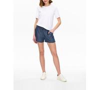 Only Only - Short de mujer corto y tejido fluido. Azul oscuro Talla 34
