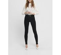 Only Only - Vaquero de mujer pitillo y cintura alta. Negro Talla 38-40 - Largo 32
