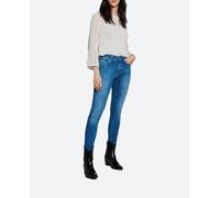 Only Only - Vaquero de mujer pitillo y cintura media. Azul Talla 40 - Largo 32