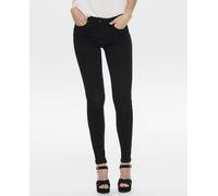 Only Only - Vaquero skinny de mujer de cintura alta. Negro Talla 34-36 - Largo 32