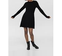 Only Onlalma L/S O-neck Dress Knt Noos Vestido, Black, XS Mujer