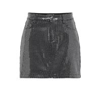 ONLY Onlzera MW Sequin Short Skirt XT Pnt Falda, Negro/Detalle: w. Dark Sequins, M Mujeres