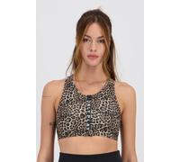 Sujetador deportivo con cremallera Daisy Mujer Talla L. Color Negro