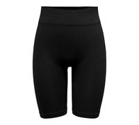 ONLY Onpjaia Life HW Rib Cir - Pantalones Cortos Largos para Mujer, Negro, M/L