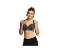 ONLY Onpmartine - Sujetador Deportivo sin Costuras para Mujer, Negro (Black Detail:Melange), S