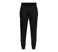 ONLY Onsceres Life-Pantalón de Manga Corta Deportivos, Negro, S para Hombre