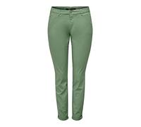 ONLY Onlparis Pantalón Chino Regular Pnt Noos, Seto Verde, 34W / 32L para Mujer
