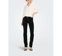 Only Pantalón de mujer vaquero recto. Negro 36 (26) / Largo (32)