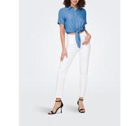 ONLY Onlemily Stretch HW St AK Dnm Cro790noos Jeans, Blanco, 29W x 32L para Mujer