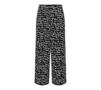 ONLY Pantalón Onlnova Life Elite Lesli, Negro/AOP: 595 Lé Téxt, L para Mujer