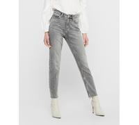Only Pantalón vaquero de mujer de corte recto. Gris 34-36 (25) / 32 (32)