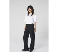ONLY Pantalones anchos abotonados. Color Negro