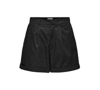 ONLY Pantalones Cortos Chinos Onlzora HW PNT para Mujer, Negro, S