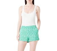 ONLY Pantalones Cortos Onlnova Life AOP PTM para Mujer, Color Verde, Talla 38, Verde, 40