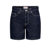 ONLY Pantalones Cortos Onlphine DNM para Mujer Noos Pantalones Cortos Vaqueros con Ajuste Normal con Cierre De Botones Y Bolsillos Delanteros, Dark Azul Denim, XS