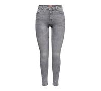 ONLY Onlpower Mid Push Up SK Azg937 Noos Jeans, Grey Denim, XS para Mujer