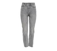 ONLY Pantalones Vaqueros de Corte Recto para Mujer Onlemily Life HW, Grey Denim, 31W x 34L