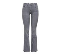 Only Pantalones Vaqueros Onblush Life Mid Flared TAI0918 Noos para Mujer, Gris Vaquero, XS / 34