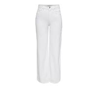 ONLY Pantalones Vaqueros Onljuicy HW Wide Leg DNM Reabox Noos, Color Blanco, 29/30