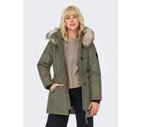 ONLY Parka con capucha. Color Verde