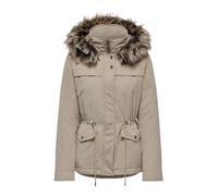 ONLY Parka larga para mujer ONLNEWSTARLINE Parka larga, Teca Weathered, L