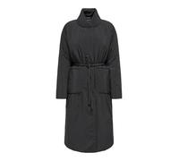 ONLY Plain Long Coat Onllara-Capa Larga Lisa Otw, Negro, M Mujeres