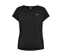 ONLY PLAY Camiseta funcional 'Aubree' negro / blanco, Talla XL