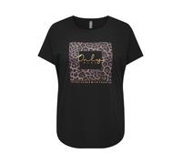 Only Play Curvy Camiseta funcional 'ONPAUB-RIE ON' oro / taupe / negro L EUR
