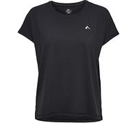 ONLY Onpaubree SS Loose TR tee Curvy-Opus Camisa Deportiva, Negro (Black Black), 50 (Talla del Fabricante: 48/50) para Mujer