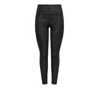 Only Play Mallas de Deporte Mujer ONPFONT-2 Skinny Fit Mallas Deportivas, Black/AOP: w. Heat Print, XL