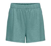 Only Play Pantalones Cortos Holgados y Acanalados de Cintura Alta Seren para Mujer