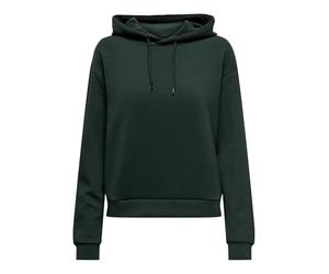 Only Play Sudadera con Capucha para Mujer, Monocolor, Plateado, XS