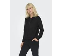 ONLY PLAY Sudadera con cremallera Lounge con capucha. Color Negro