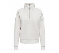 Sudadera con media cremallera Lounge Mujer Talla XL. Color Beige