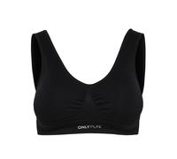 ONLY PLAY Sujetador deportivo 'Mira' negro / blanco, Talla L