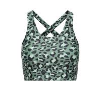 Sujetador top de deporte, estampado Mujer Talla M. Color Otros