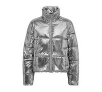 Only Plumífero acolchado de mujer corto. Gris 38 (M)
