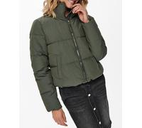 Only Plumífero de mujer acolchado de manga larga. Verde 42 (XL)