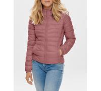 Only Plumífero de mujer corto con capucha. Salmón 38 (M)