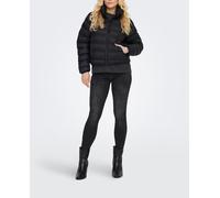 Only Plumífero de mujer de manga larga con cremallera. Negro 40/L