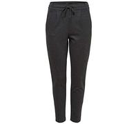 Only Poptrash - Pantalones Mujer, Gris (Dark Grey Melange), W36/L30 (Talla del fabricante: S)